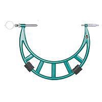 Panme đo ngoài cơ khí với phần đe có thể mở rộng Insize 3205-1600 1400-1600mm/0.01