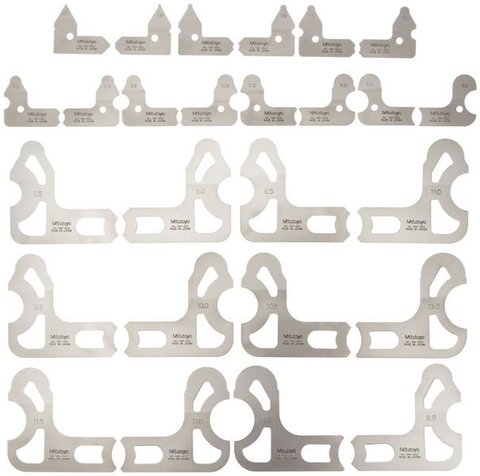 Bộ dưỡng đo bán kính 0.5-13mm (26 lá)  MITUTOYO 186-902 