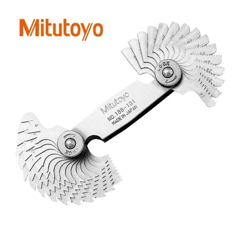 Bộ dưỡng đo ren 0.4-7mm (18 lá) MITUTOYO 188-121