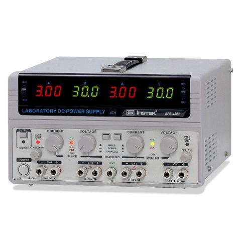 Nguồn DC tuyến tính 4 đầu ra GW instek GPS-4303 (30V, 3A, 4CH)