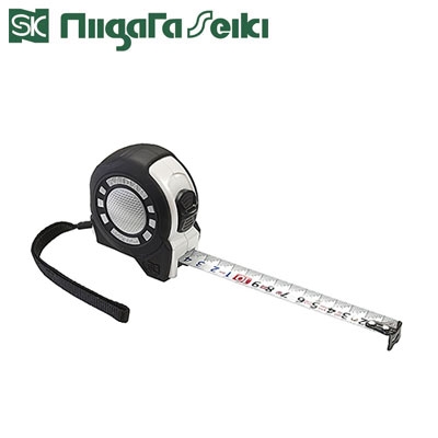 Thước kéo thép 5M in 2 mặt vạch kaidan bản rộng 25mm NIIGATA SEIKI LCG-2550KD