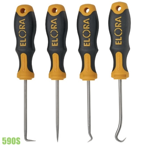 Bộ dụng cụ lấy seal 4 cái 590-S Elora Germany.
