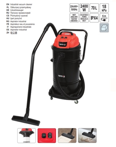 Máy hút bụi 70L YATO YT-85710( 2400W )
