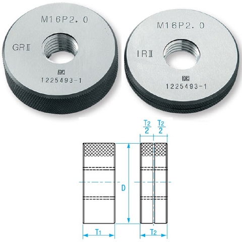 Dưỡng đo ren ngoài M14 × P2.0 Niigata Seiki GRIR2-1420