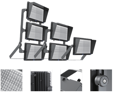 Đèn LED High Mast Light Sinozoc ZCST697 (Series: 500~1800W)