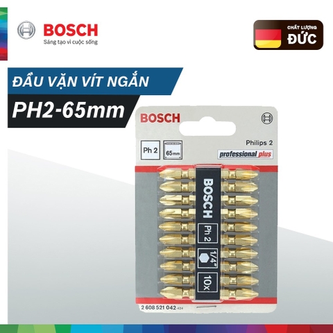 Bộ mũi vặn vít 10 cây Bosch 2608521042