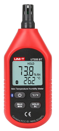 MÁY ĐO NHIỆT ĐỘ & ĐỘ ẨM MINI UNI-T UT333BT