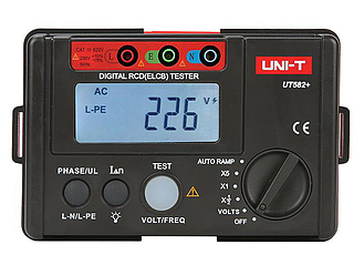 Thiết bị kiểm tra dòng rò RCD (ELCB) UNI-T UT582+