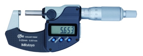 Panme đo ngoài điện tử chống nước Mitutoyo 293-340-30 (0-25mm/0.00005 inch)