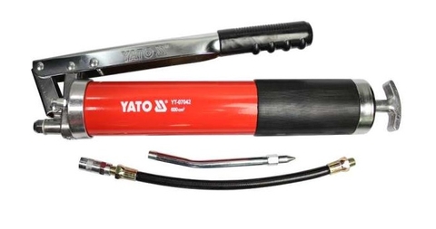 Súng bơm mỡ cầm tay 600cc Yato YT-07042( Kèm vòi )