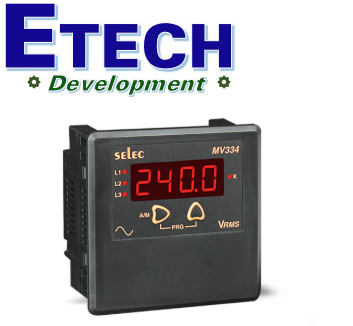 Đồng hồ đo dòng Selec MV334(96x96)