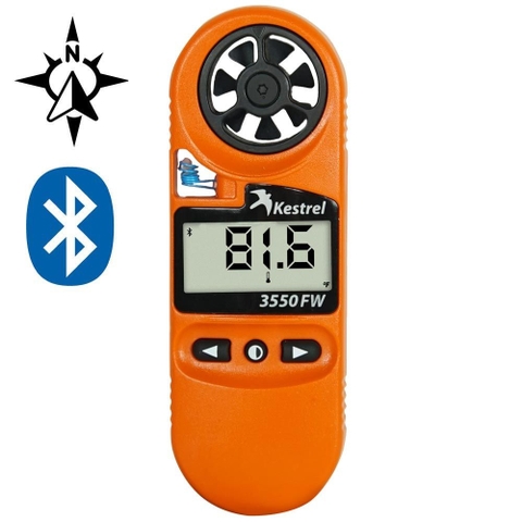 Máy đo vi khí hậu chống thấm nước IP67 Bluetooth Kestrel 3550FW (0835FWLCORA)