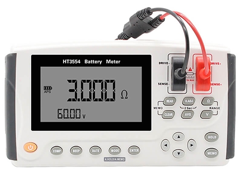 Máy kiểm tra ắc quy Hopetech HT3554 (0.001mΩ ~ 3.100Ω; 60V)