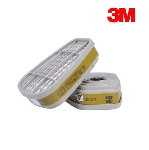Phin lọc vô cơ, hữu cơ, khí axit, Amoniac, Formaldehit, Methilamin. 3M 6006 ( sử dụng cho 3M 6100 & 6800 )