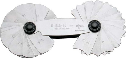 Bộ dưỡng đo ren 17 lá bằng thép Elora 8421