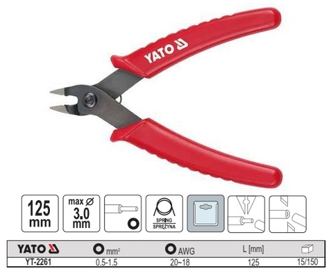 Kìm Cắt-Tuốc Dây Điện Yato YT-2261