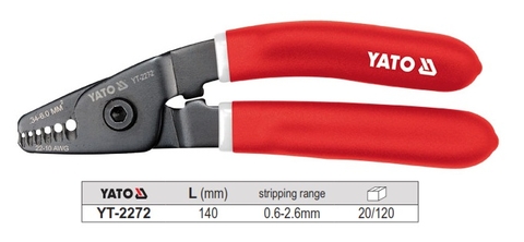 Kìm bấm cốt 140mm Yato YT-2272