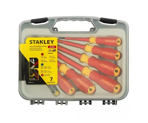 Bộ tô vít 7 cây chuyên dùng, cách điện STANLEY 60-175