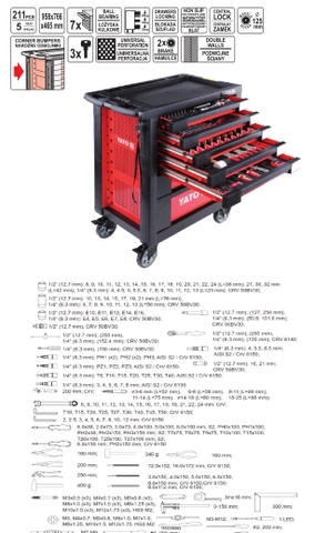 Tủ đồ nghề sửa chữa cao cấp 7 ngăn Yato YT-55290