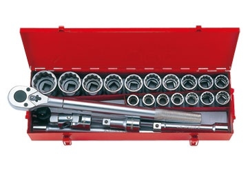 Bộ tuýp 23 chi tiết hệ mét KINGTONY 6323MR