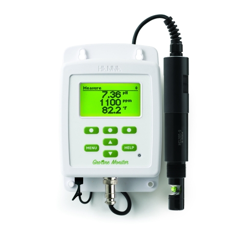 Màn hình Đo pH/EC/TDS/Nhiệt Độ Trong Đường Ống Chuyên Trong Thủy Canh - GroLine HANNA HI981421-02