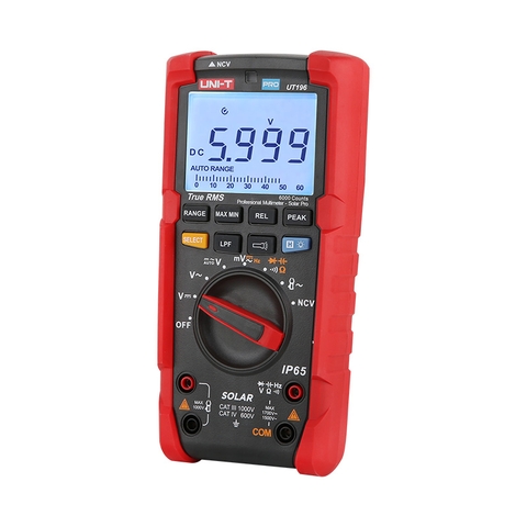 Đồng hồ vạn năng pin năng lượng mặt trời UNI-T UT196 (1700VDC, IP65, Solar Pro)