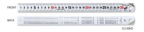 Thước lá thẳng catch-up Niigata Seiki CU-30KD (0-300mm)