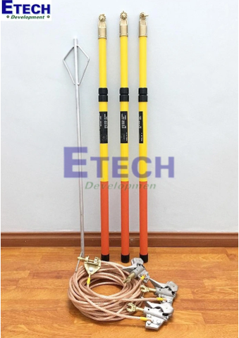 Bộ tiếp địa 3 pha di động VIỆT NAM TĐ-110 ( 110KV)