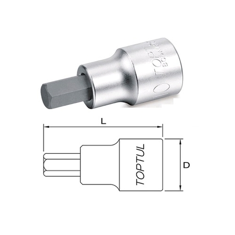 Đầu vít lục giác 1/2