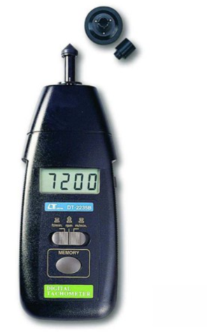 Máy đo tốc độ vòng quay kiểu tiếp xúc Lutron DT-2235B (0.5 đến 19,999 RPM.)