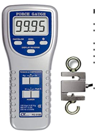 Máy đo lực kéo, lực căng lutron FG-5100 (100Kg)