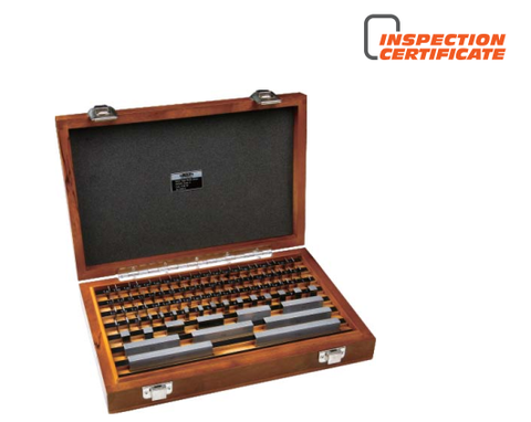 Bộ căn mẫu 9 chi tiết, cấp 0, tiêu chuẩn ISO3650, Insize 4100-9, Dải đo: 1.001-1.009mm