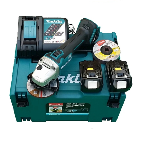 Máy mài góc dùng pin Makita DGA404RME (100mm/18V / 4.0Ah)