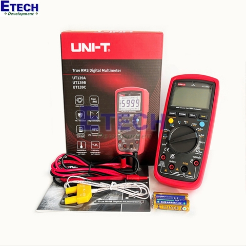 Đồng hồ vạn năng điện tử tự động Uni-T UT139C True RMS