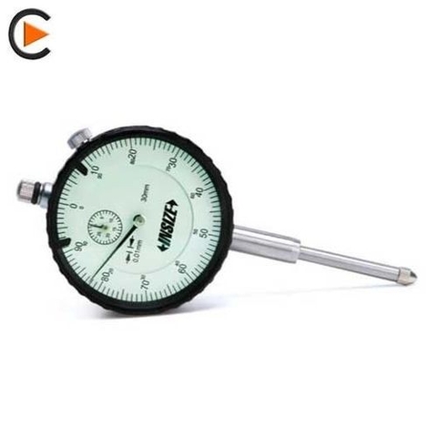 Đồng hồ so kiểu cơ INSIZE 2301-10F (10mm; nắp lưng phẳng; 0.01mm)