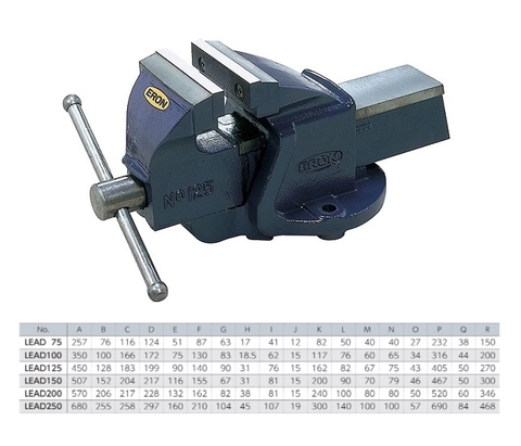 Êtô cơ khí Nabeya ERON LEAD100 ( Ngàm 100mm)