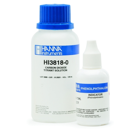 Thuốc Thử CO2 Cho Test Kit HI3818, 100 Lần Đo HANNA HI3818-100 (0.0-100mg/L)