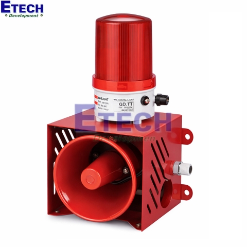 Còi đèn báo công nghiệp điều khiển từ xa JZXF-01YK