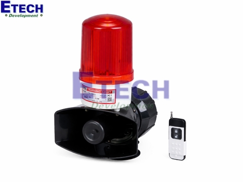 Còi đèn báo công nghiệp điều khiển từ xa JZXF-05YK