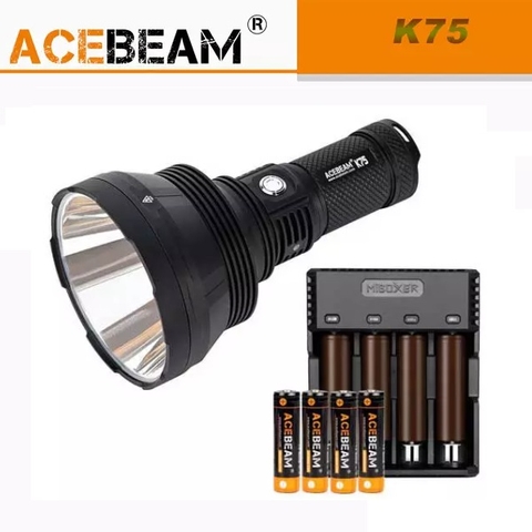 ĐÈN PIN CHIẾU XA ACEBEAM K75 (KÈM PIN SẠC SBT-90.2)