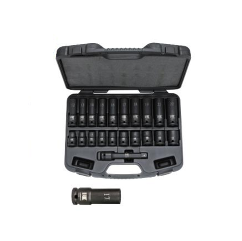 Bộ đầu tuýp, đầu socket KAWASAKI KPT-IS422 (21PCS, 1/3