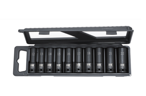 Bộ đầu tuýp, đầu socket KAWASAKI KPT-IS411 (H10 PCS, 1/2