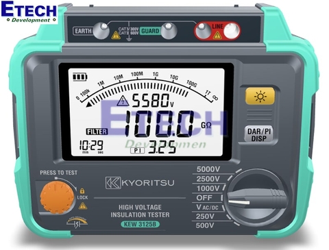 Thiết bị đo điện trở cách điện Kyoritsu 3125B