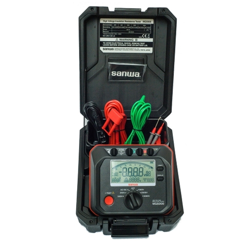 Đồng hồ đo điện trở cách điện SANWA MG5000 (250V/500V/1000V/2500V/5000V)
