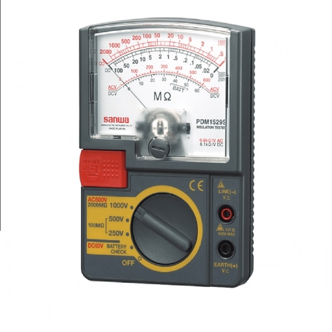 Đồng hồ đo điện trở cách điện chỉ thị KIM SANWA PDM1529S