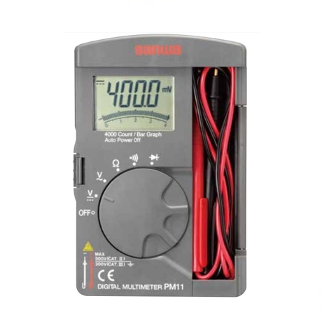 Đồng hồ vạn năng bỏ túi kỹ thuật số SANWA PM11 (0.8%)