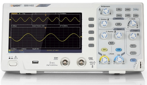Máy hiện sóng 2 kênh OWON SDS1102 (100Mhz, 2CH)