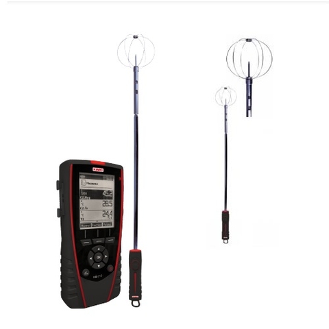 Đầu đo tốc độ gió, nhiệt độ, độ ẩm dạng dây nhiệt đẳng hướng KIMO SOM 900
