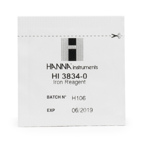Thuốc thử sắt cho bộ dụng cụ HI3834, 50 lần đo HANNA HI3834-050