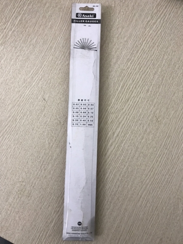 Thước nhét 300mm 0.02-1mm Asaki AK-0142